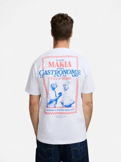 Makia Kummeli Gastronomie T-shirt, valkoinen