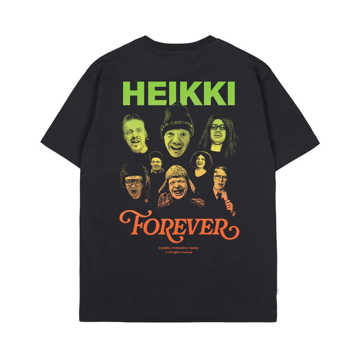 Makia Kummeli Heikki T-shirt, musta