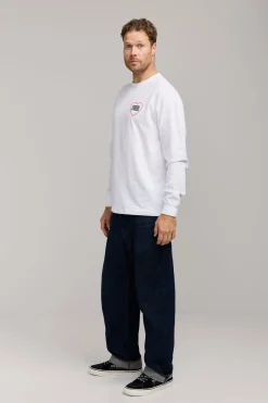 Makia Kummeli Seksipuhelin Long Sleeve, valkoinen