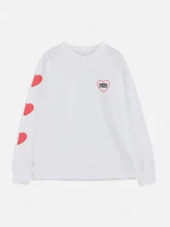 Makia Kummeli Seksipuhelin Long Sleeve, valkoinen