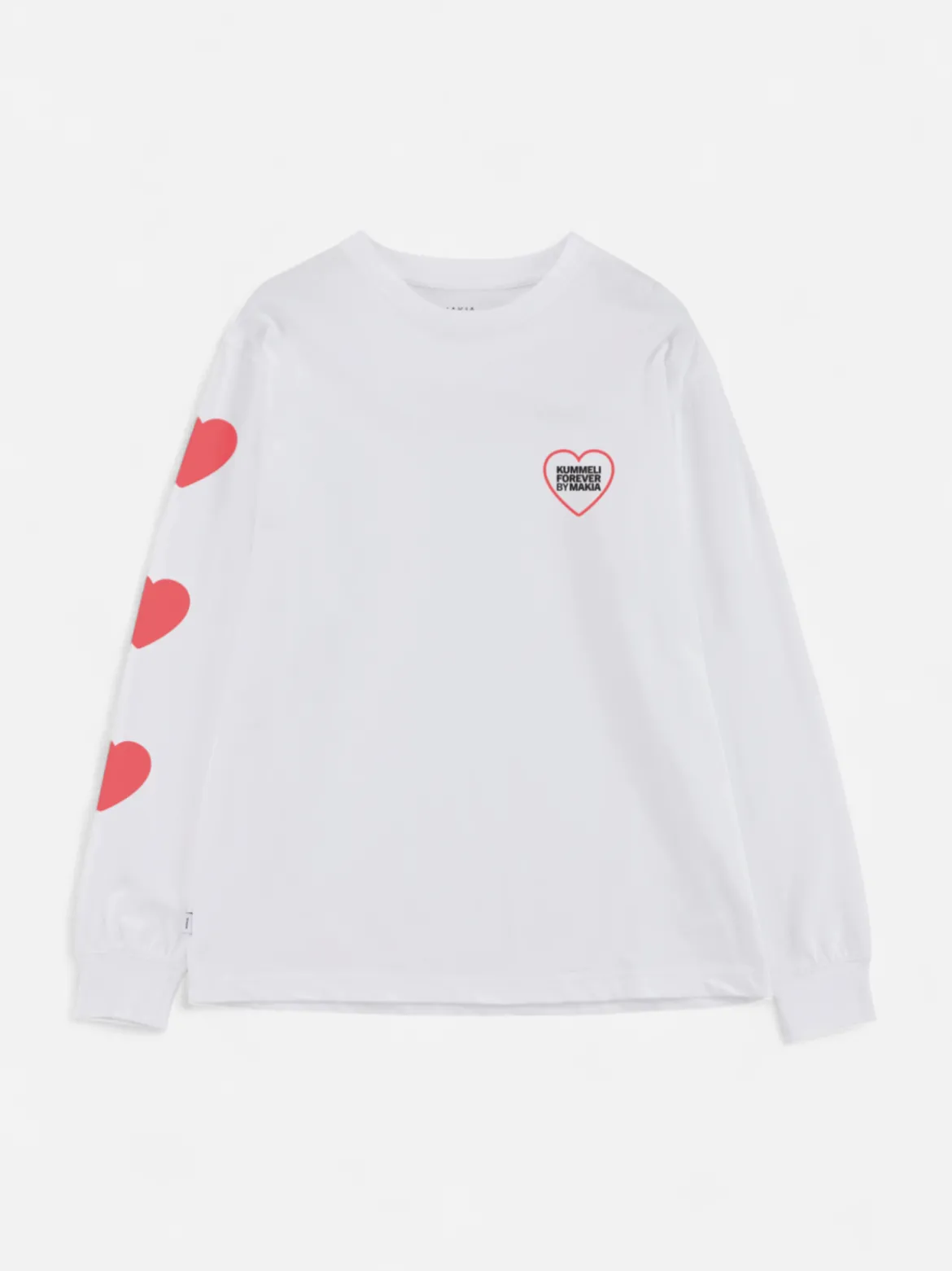 Makia Kummeli Seksipuhelin Long Sleeve, valkoinen
