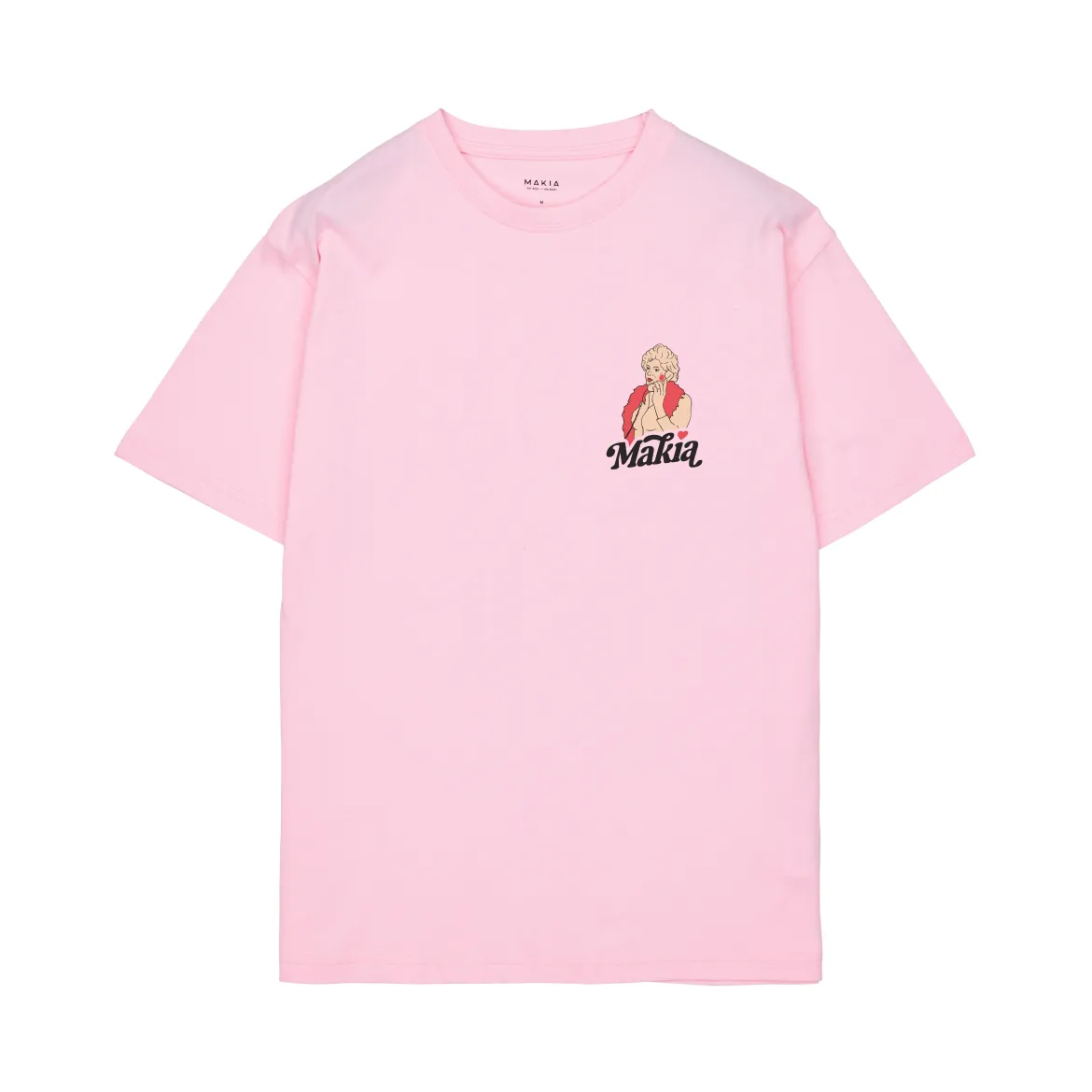Makia Kummeli Seksipuhelin T-shirt, vaaleanpunainen