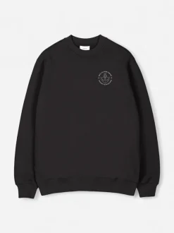 Makia miesten college, HOOK LIGHT SWEATSHIRT Musta