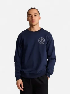 Makia miesten collegepusero, HOOK SWEATSHIRT Sininen