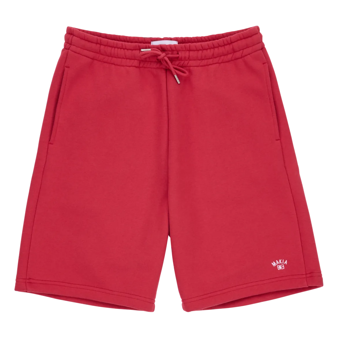Makia miesten collegeshortsit Cove Sweatshorts, punainen