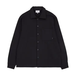 Makia miesten PAITATAKKI, PROCESS OVERSHIRT HEAVY JERSEY Musta