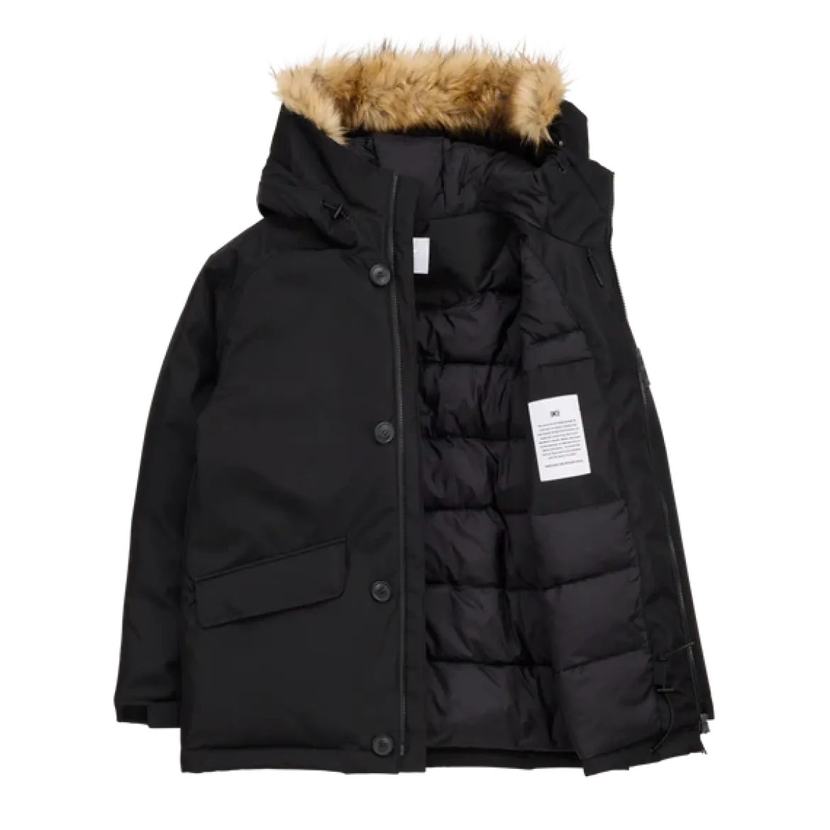 Makia Miesten Parkatakki, HELSINKI PARKA Musta