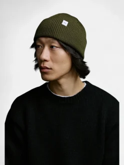 Makia miesten pipo Merino Beanie, Khaki