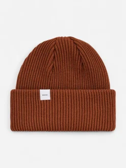 Makia Miesten Pipo, MERINO CAP Poltettu Oranssi