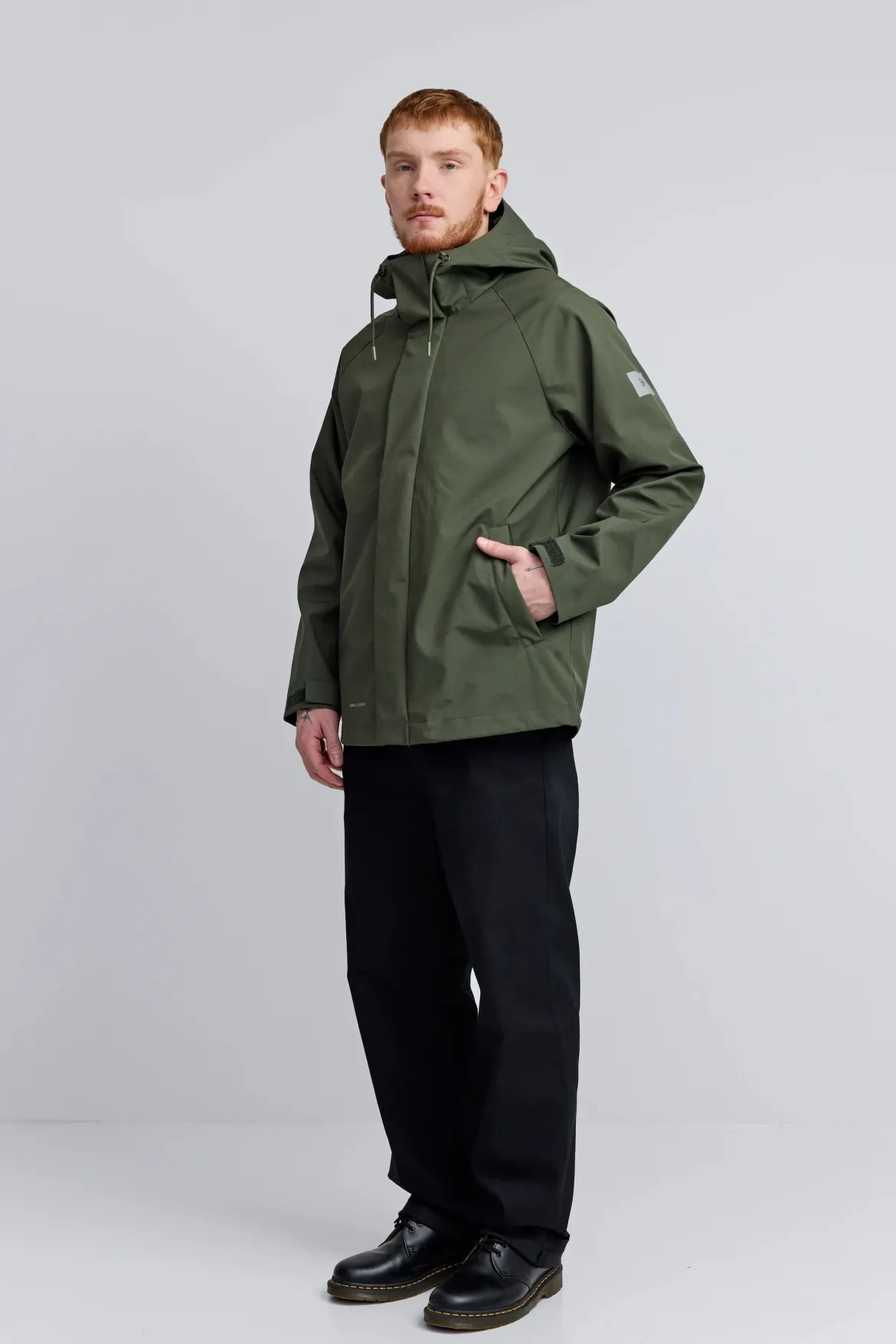 Makia miesten takki Irvine Jacket, tummanvihreä