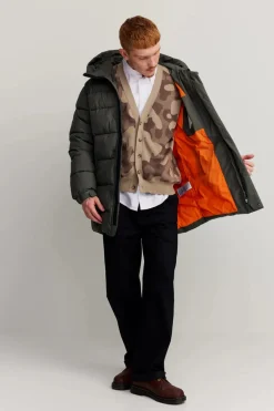 Makia miesten toppatakki K MILES JACKET, tummanvihreä