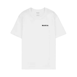 Makia miesten t-paita Bruun T-shirt, valkoinen