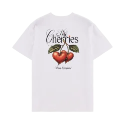 Makia miesten T-paita Cherryheart, valkoinen