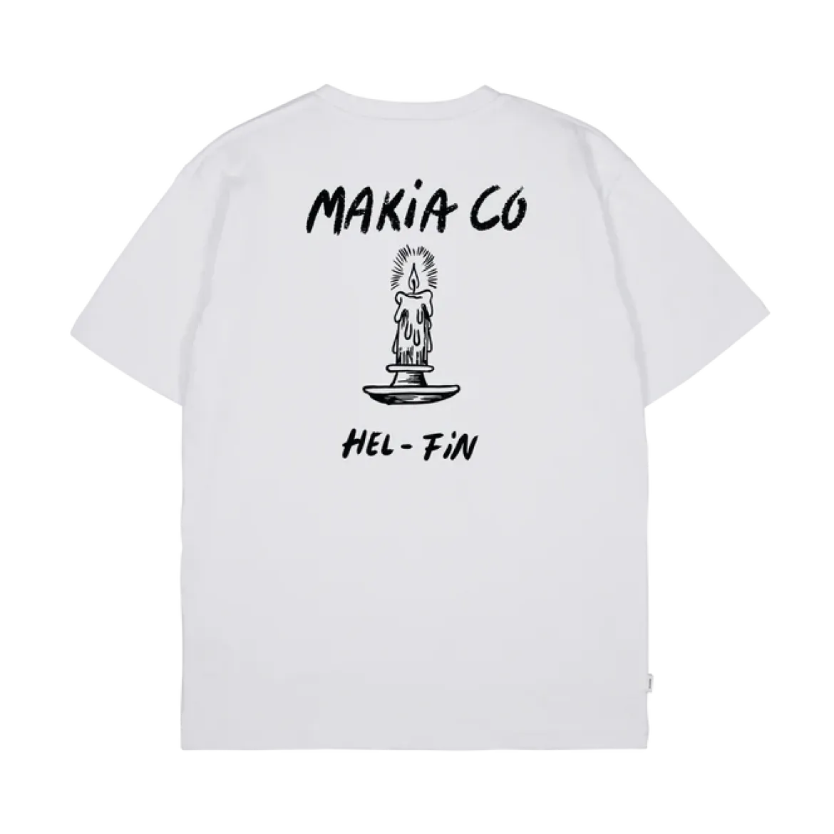 Makia miesten t-paita, Cosy T-shirt Valkoinen