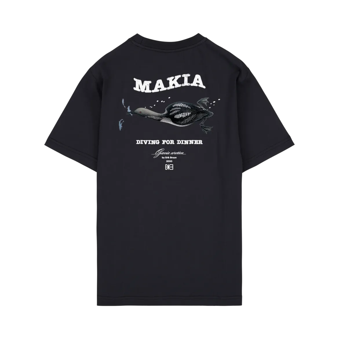 Makia miesten t-paita Erik T-shirt, musta