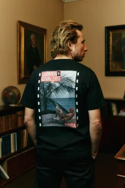 Makia miesten t-paita Kekkonen T-Shirt, musta