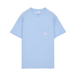 Makia miesten t-paita K Square Pocket t-shirt, vaaleansininen