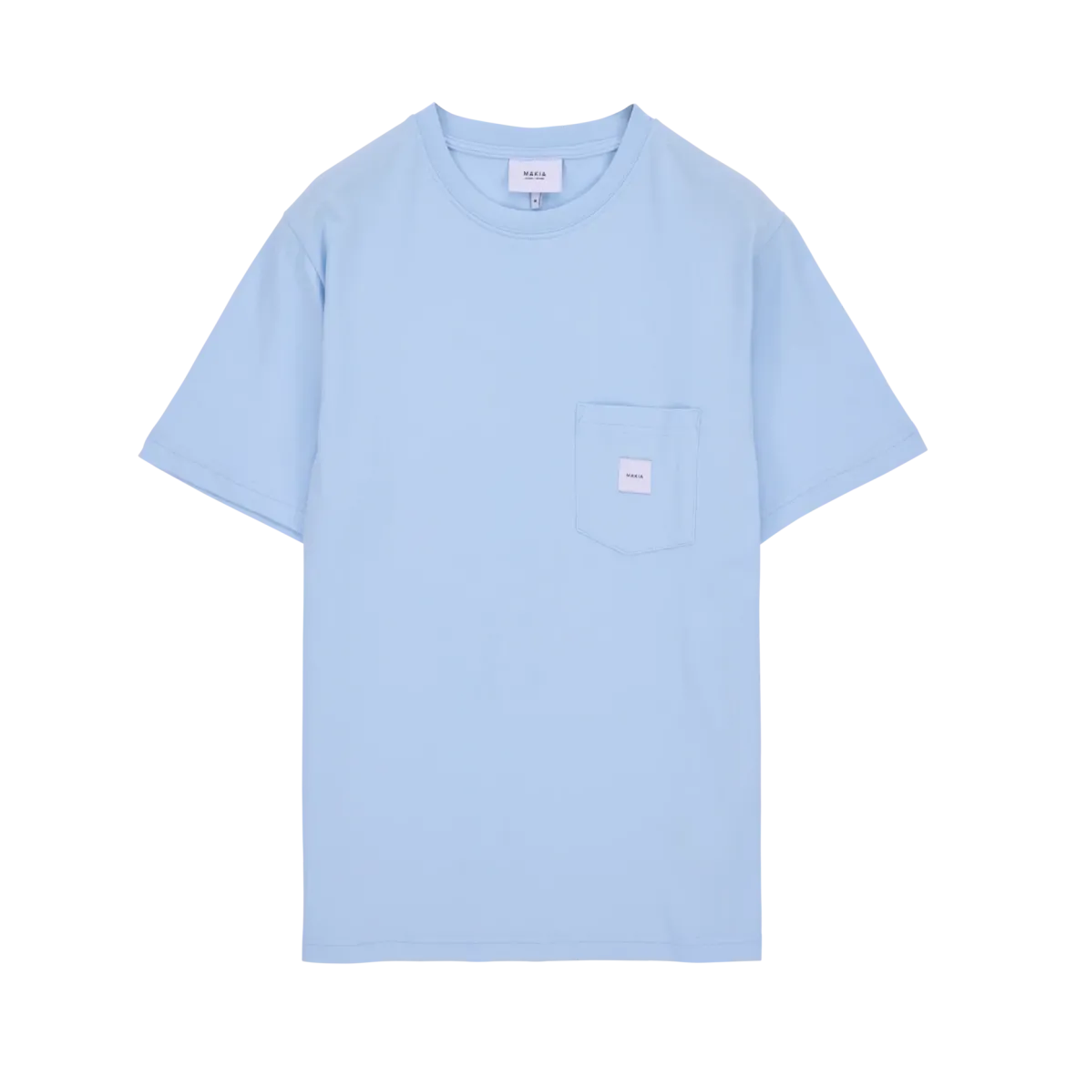 Makia miesten t-paita K Square Pocket t-shirt, vaaleansininen