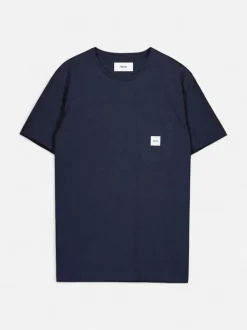 Makia Miesten T-paita, Square Pocket T-Shirt Tummansininen