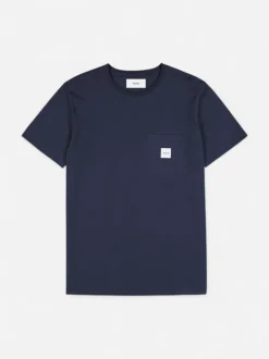 Makia Miesten T-paita, Square Pocket T-Shirt Tummansininen