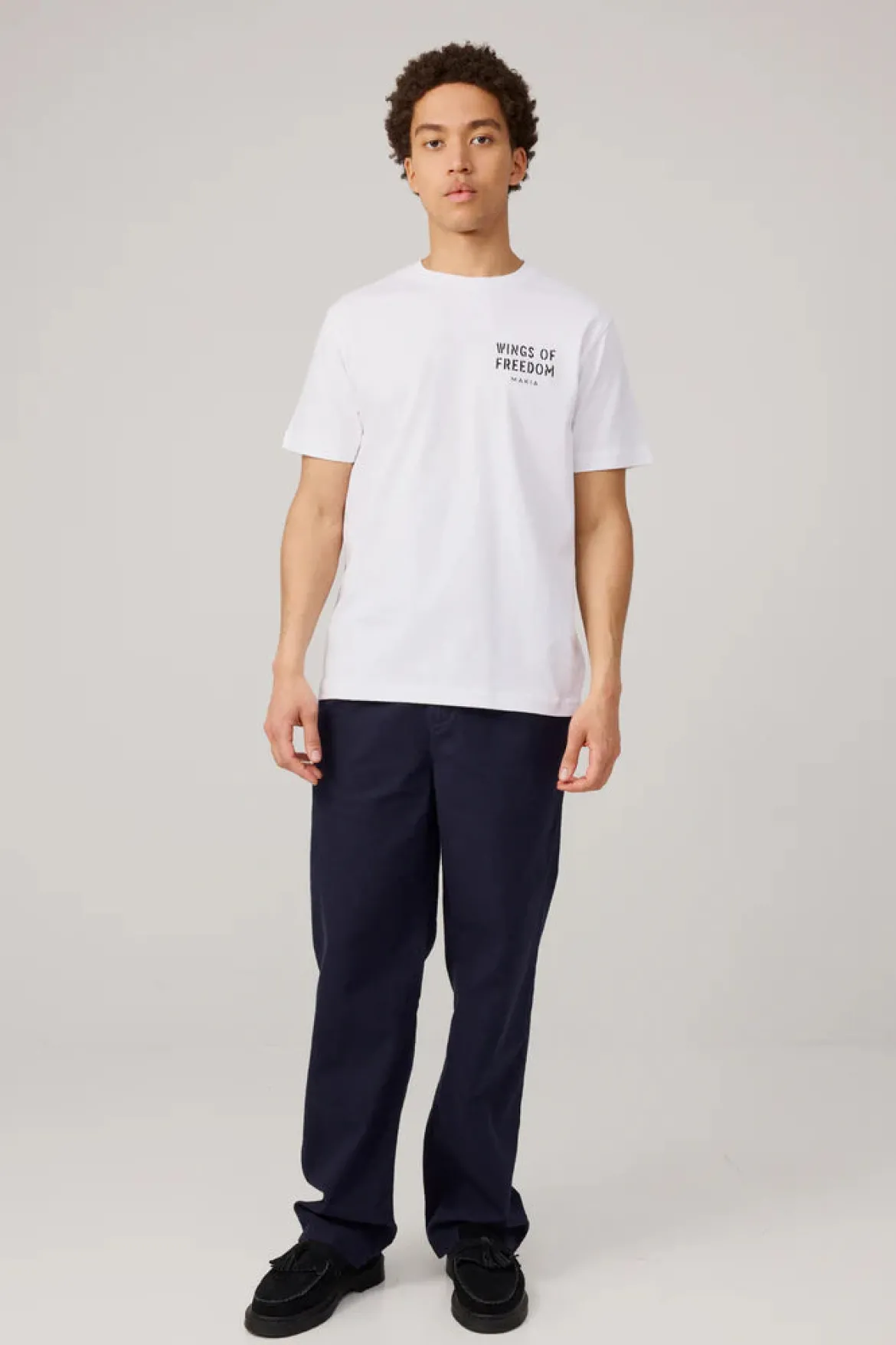 Makia miesten t-paita Wings T-shirt, valkoinen