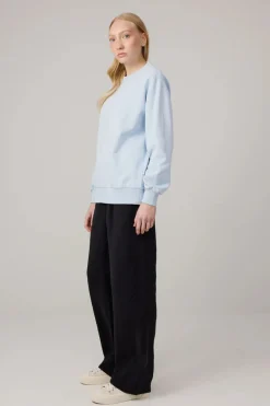 Makia naisten collegepaita Makia Sweatshirt, vaaleansininen