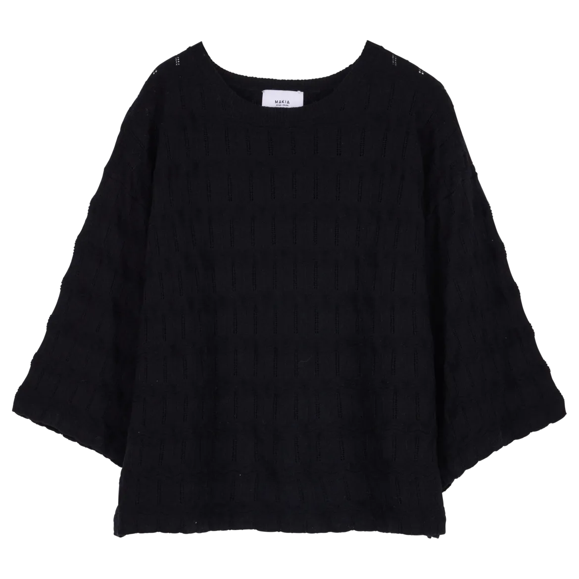 Makia naisten neulepaita Marie Knit, musta