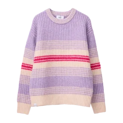 Makia naisten neulepusero MABEL KNIT, monivärinen raita
