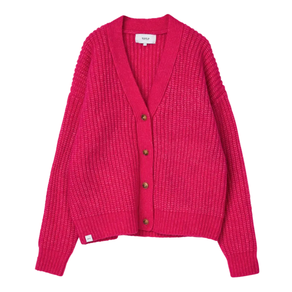 Makia naisten neuletakki Florence Cardigan, pinkki