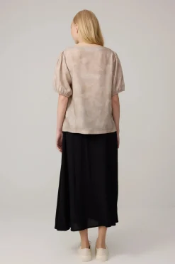 Makia naisten Puserot Papillone Blouse, Hiekka