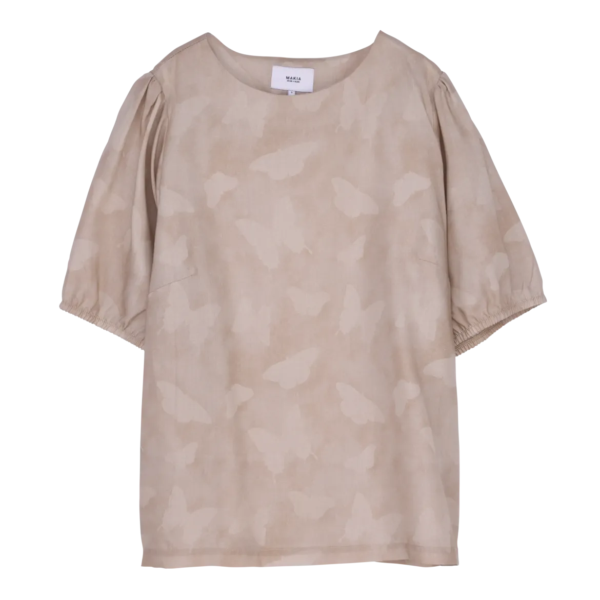 Makia naisten Puserot Papillone Blouse, Hiekka