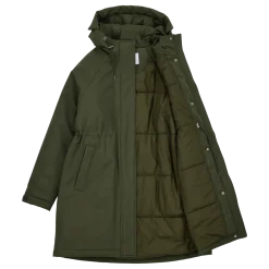 Makia naisten toppatakki Milla Coat, tummanvihreä