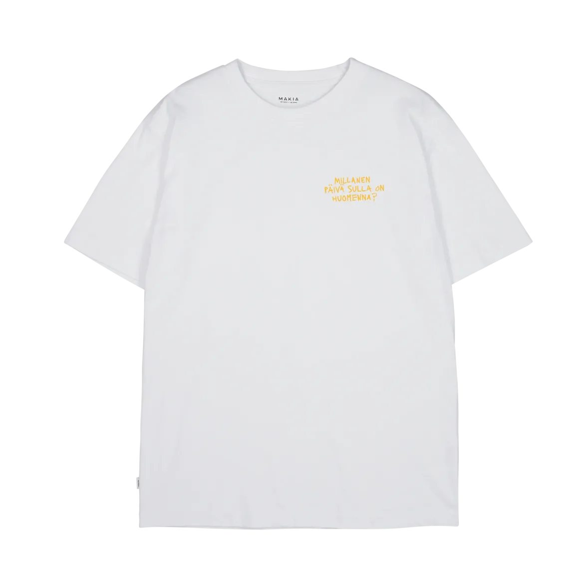 Makia t-paita Kummeli Huomenna T-shirt, valkoinen