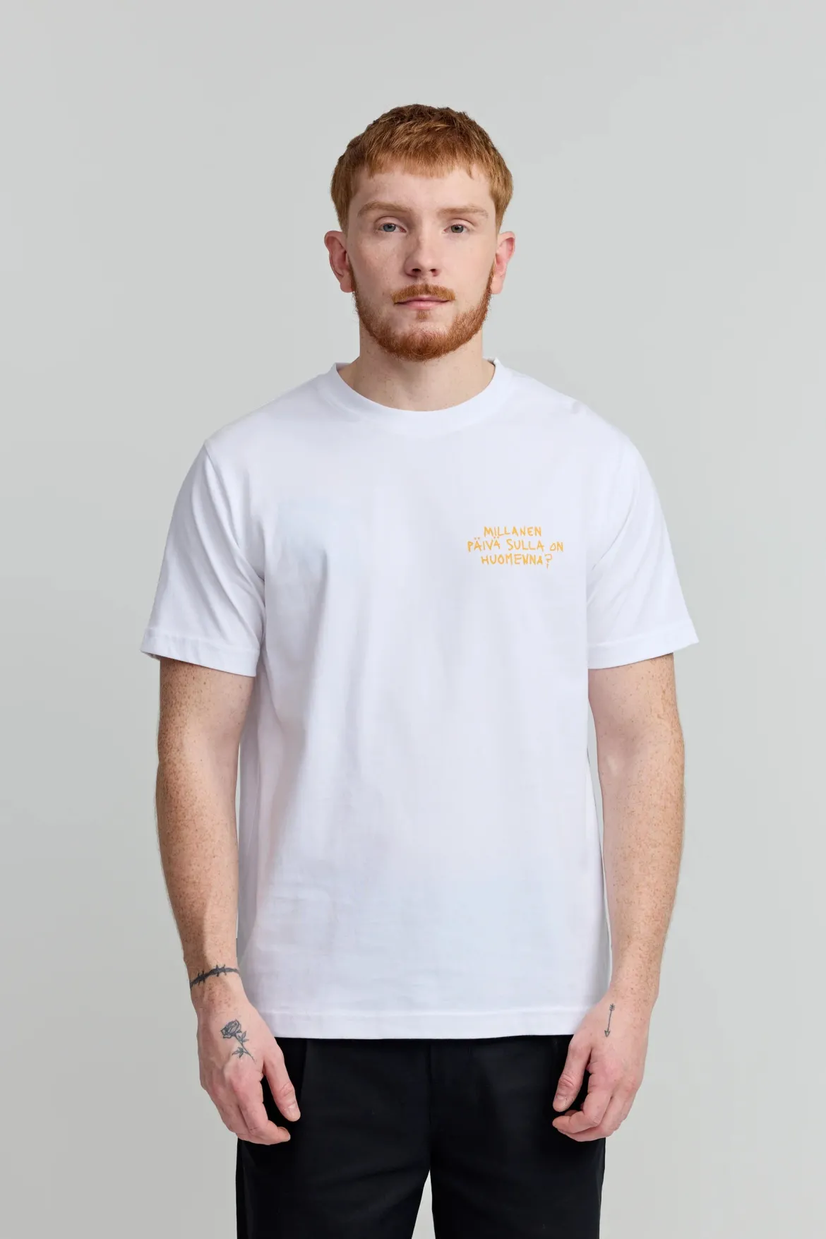 Makia t-paita Kummeli Huomenna T-shirt, valkoinen