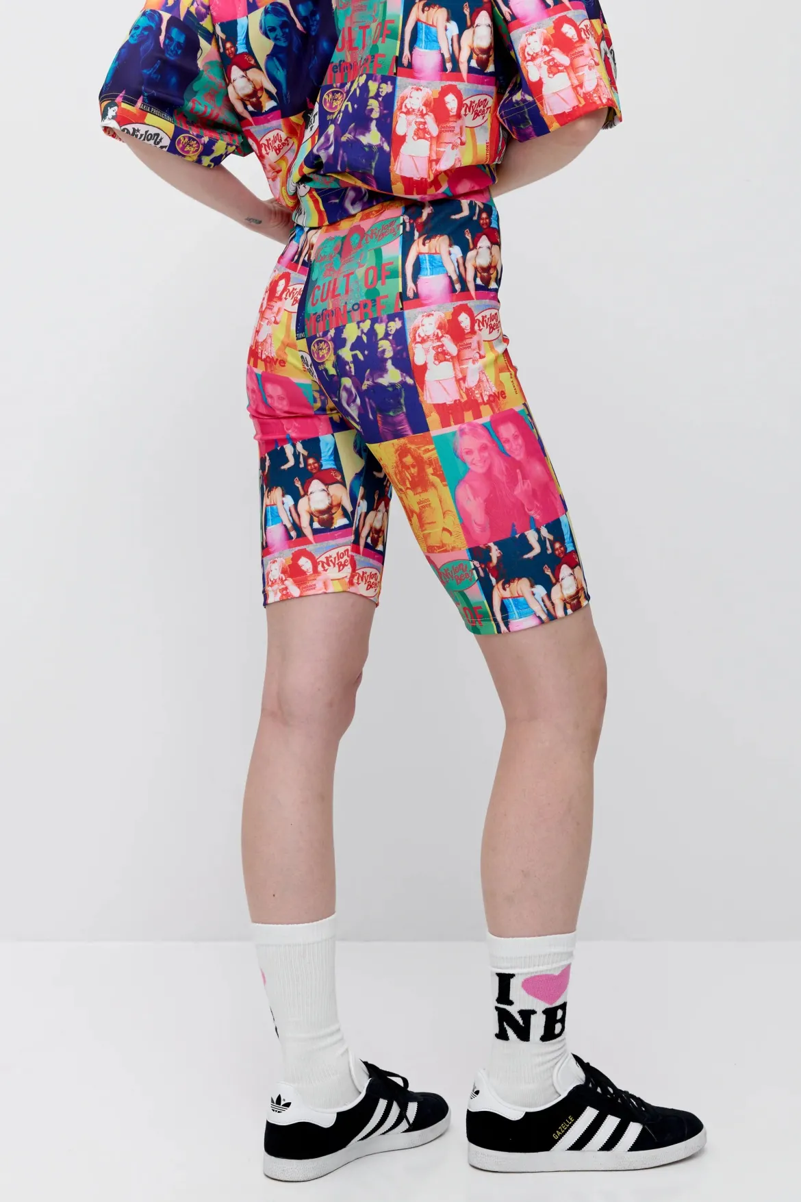 Makia x Nylon Beat shortsit Nylon Biker Shorts, monivärinen kuosi