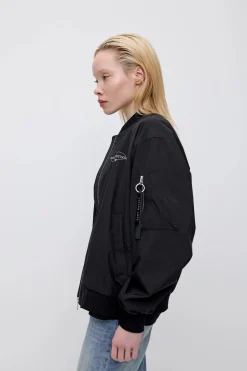 Makia x Nylon Beat takki Nylon Jacket, musta