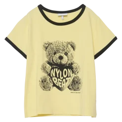 Makia x Nylon Beat T-paita Teddy, keltainen