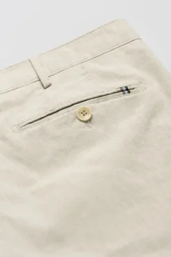 Meyer miesten housut, BONN LINEN COTTON TROUSER Beige