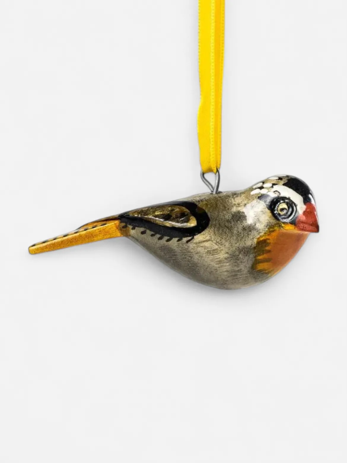 Mifuko Koriste, Wooden ornament | Robin chat