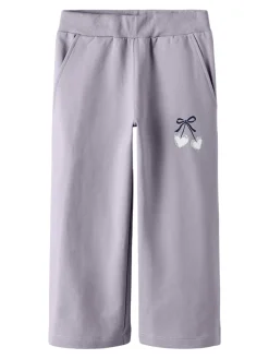 Name It lasten collegehousut NMFBASALT Sweat Wide Pant, vaalea lila