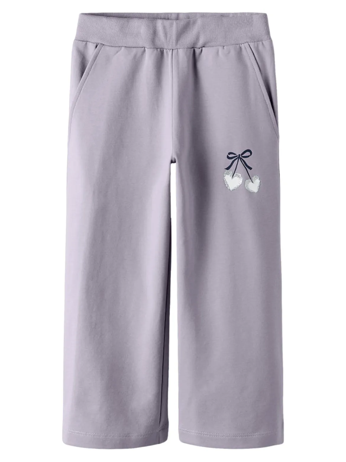 Name It lasten collegehousut NMFBASALT Sweat Wide Pant, vaalea lila