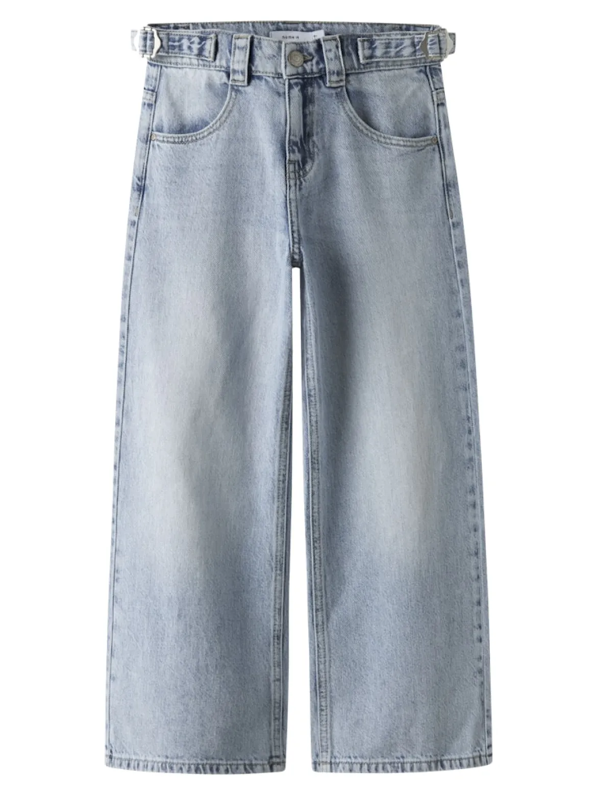 Name It lasten farkut NKFBELLA SKATER BUCKLE JEANS, vaaleansininen