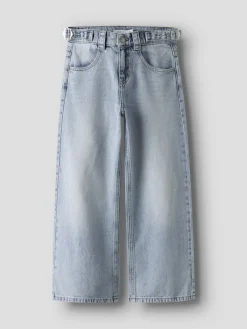 Name It lasten farkut NKFBELLA SKATER BUCKLE JEANS, vaaleansininen