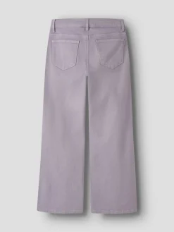 Name It lasten housut NKFROSE WIDE TWI PANT, vaalea lila