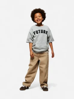 Name It lasten housut Nkmben X‑Skater Twill Pant, beige