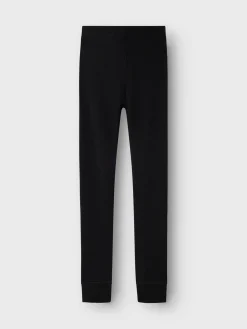 Name It lasten leggingsit NknWax Wool Rib, musta
