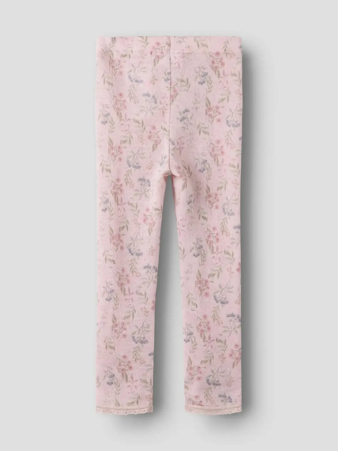 Name It lasten leggingsit Wang Wool Needle, vaaleanpunainen kuosi
