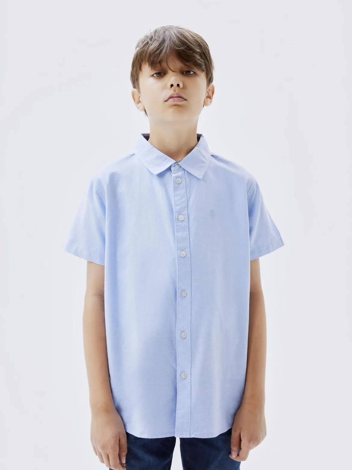 Name It lasten paita, NKMNEWSA SS SHIRT Vaaleansininen