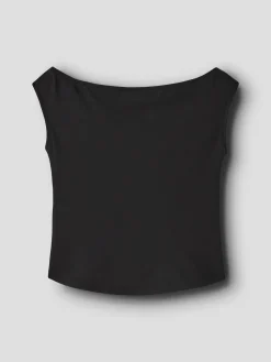 Name It lasten toppi NKFHELGU Slim Tank Top, musta