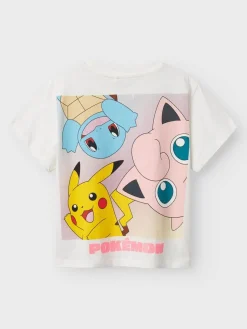Name It lasten t-paita, NKFDYPPI POKEMON SS TOP Valkoinen